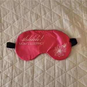 Hot pink women's sleep mask